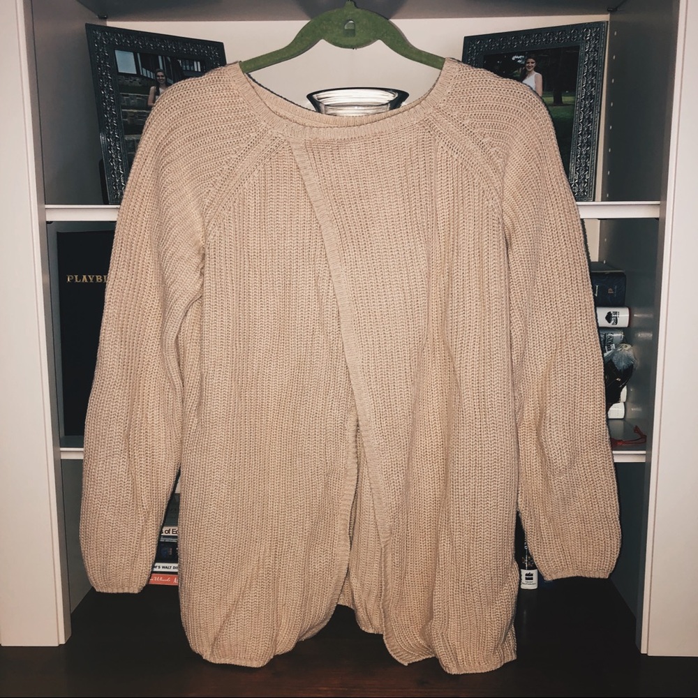 [525 America] Split back sweater